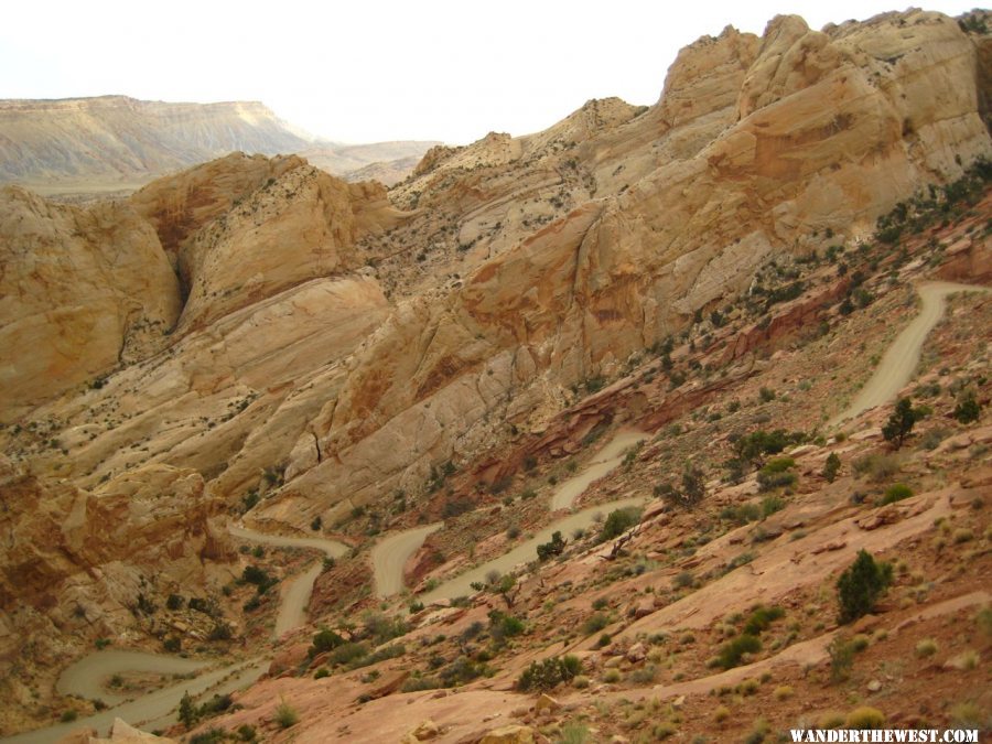 Burr Trail switchbacks