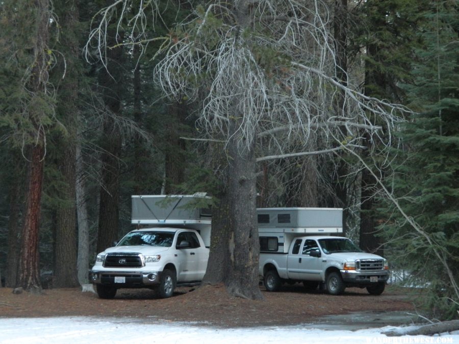 Camp at Annie Creek.