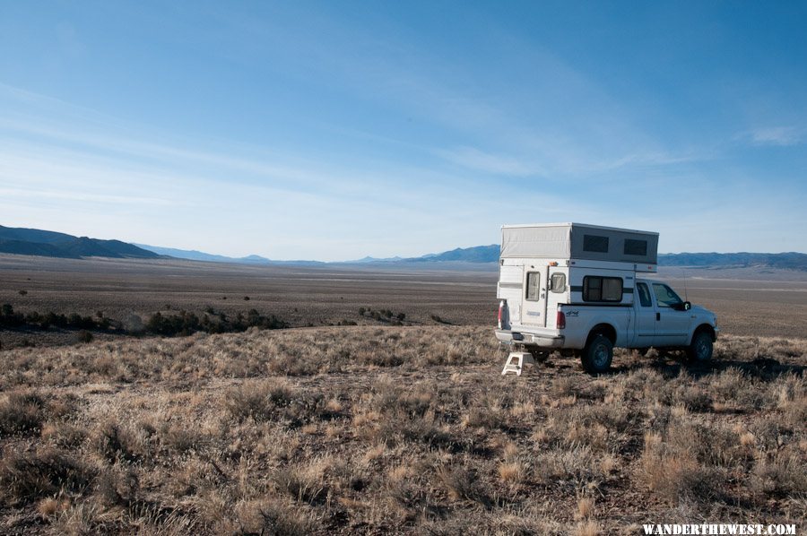 Camp at foot of Monitor Range