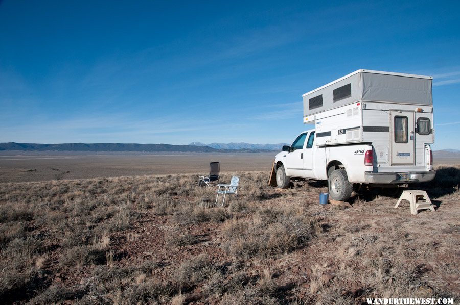 Camp at Foot of Monitor Range