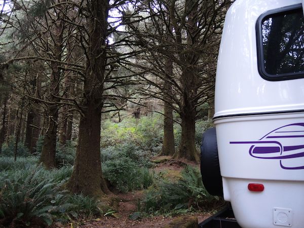 Camped at Charles G. Washburn SP, south of Yachats OR. 10.06.2015