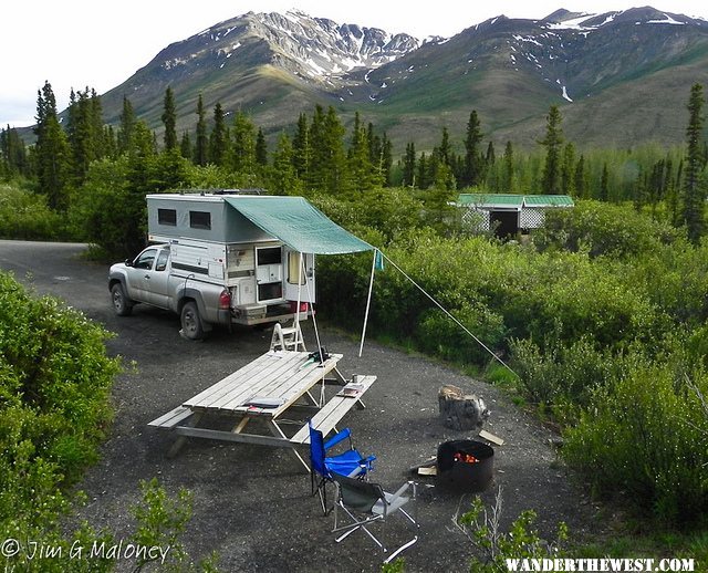 Camped at Tombstone Territorial Park, Yukon