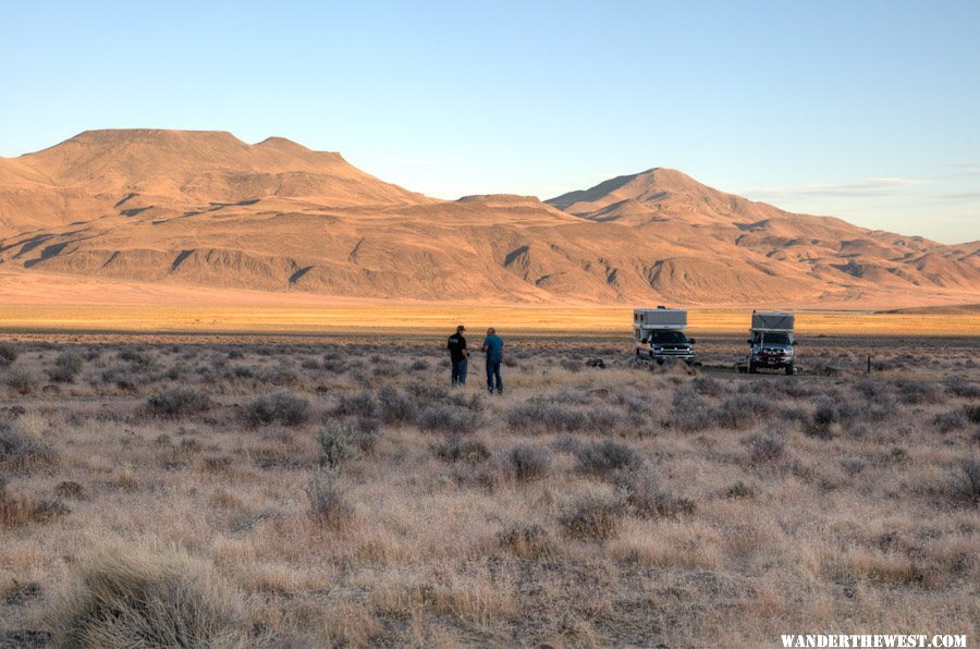 Campers and Black Rock Range