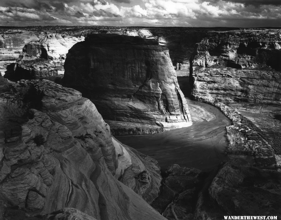 "Canyon de Chelly" by Ansel Adams, ca. 1933-1942