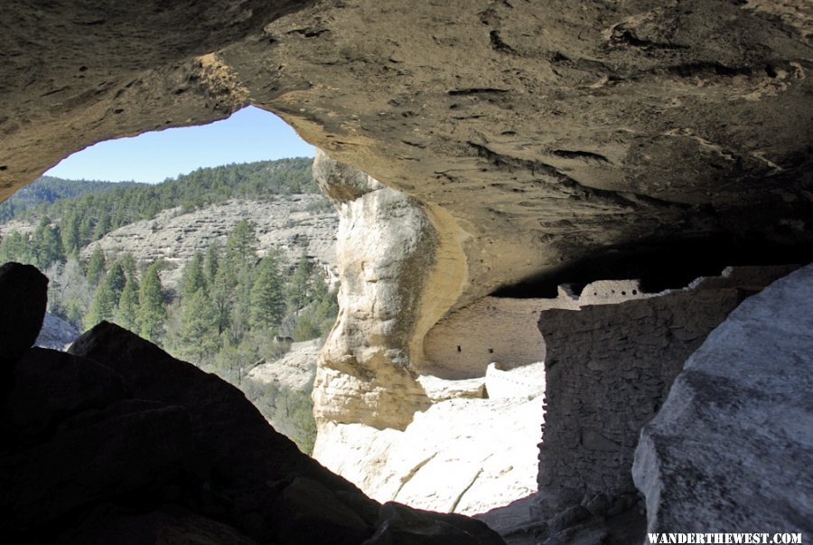 Cave Dwellings--Gila National Monument