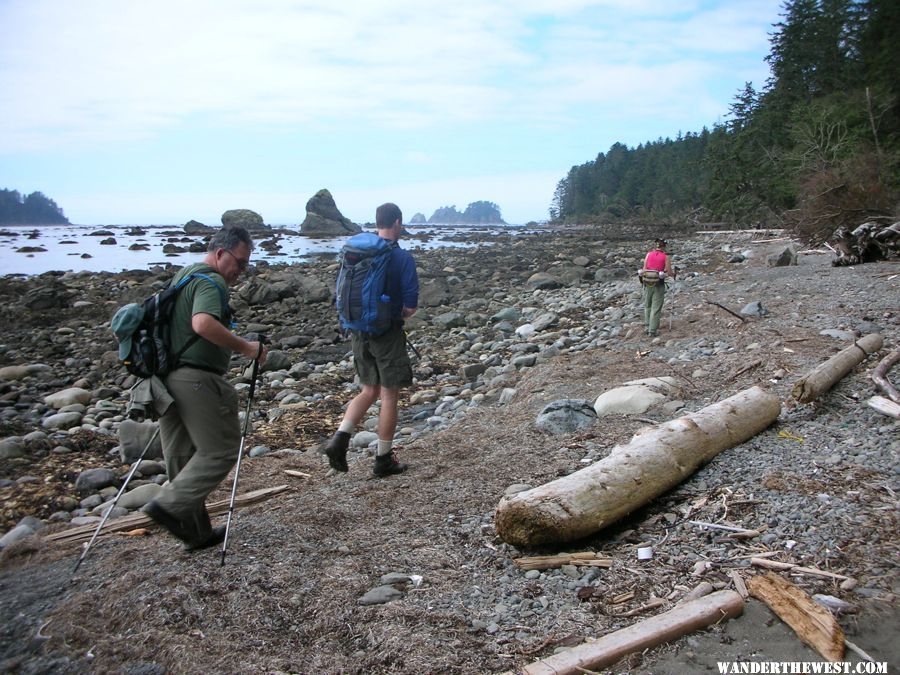 Coastline of Ozette Loop Trail - August 2007