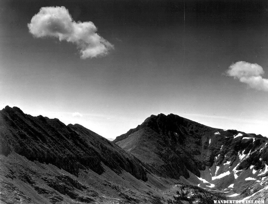 "Coloseum Mountain" by Ansel Adams, ca. 1936