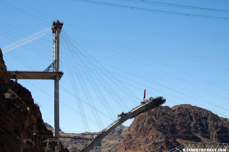 Constructin of New Bridge Over Hoover Dam