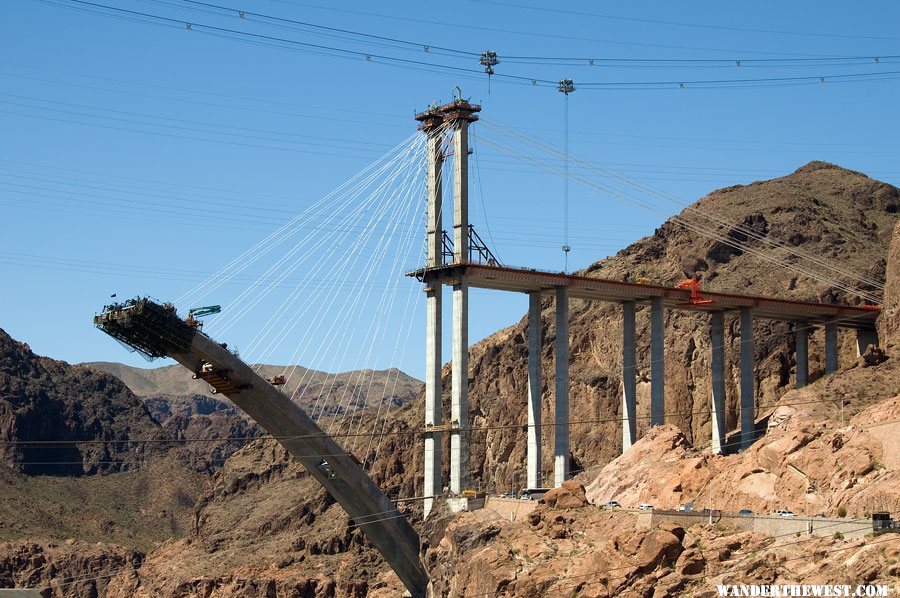 Construction of New Bridge Over Hoover Dam