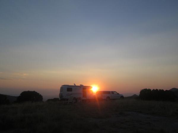 Deep Creek Pass sunset