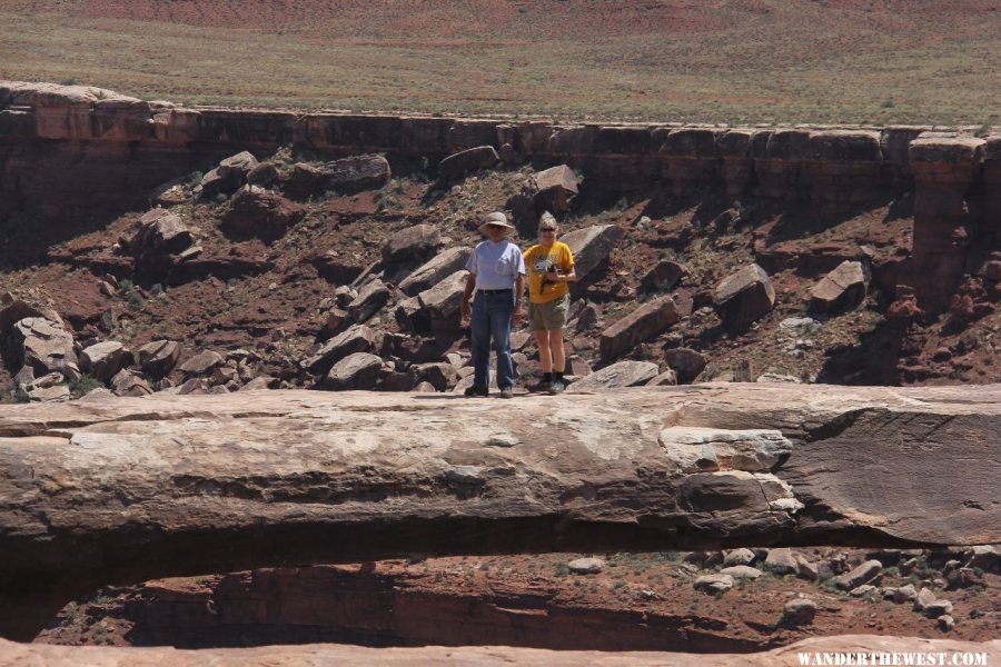 Dick And Ginny On Musselman Arch