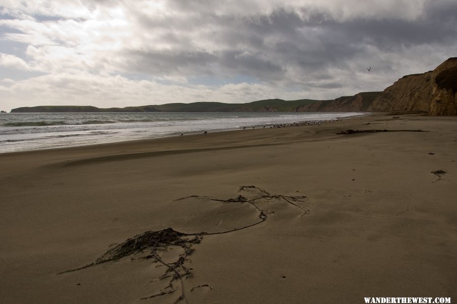 Drakes Beach and Clearing Storm