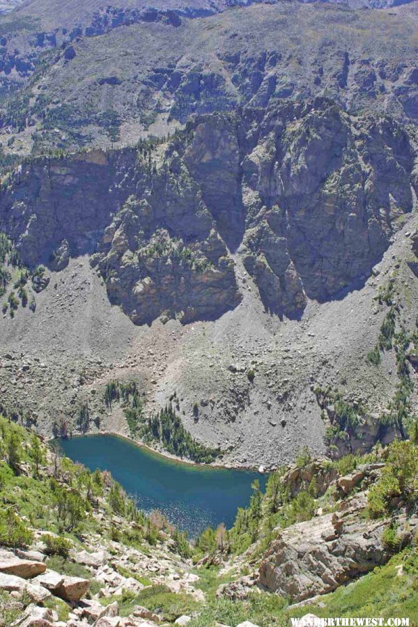 Emerald Lake from Flattop Trail