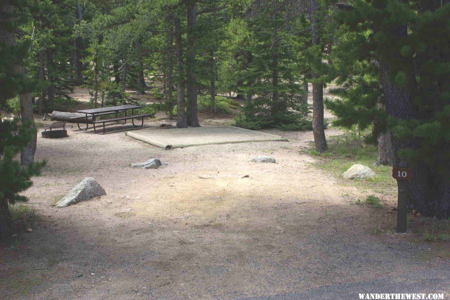 Empty Site at Long's Peak CG