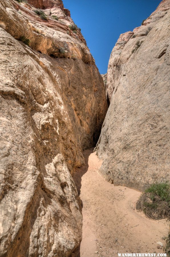 Entrance to Slot of Headquarters Canyon