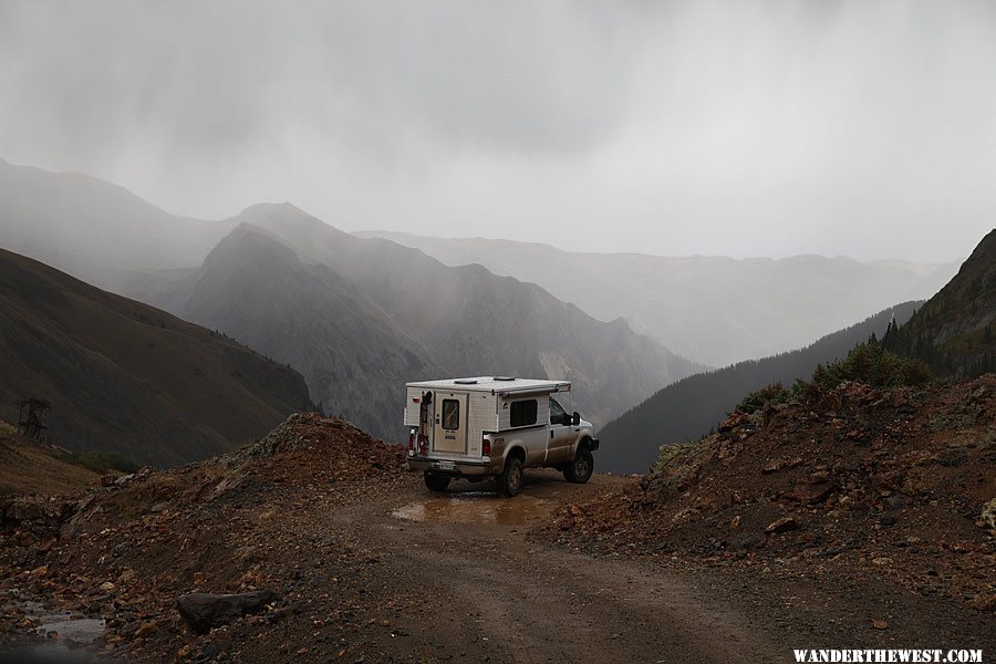 Eureka Gulch in the rain