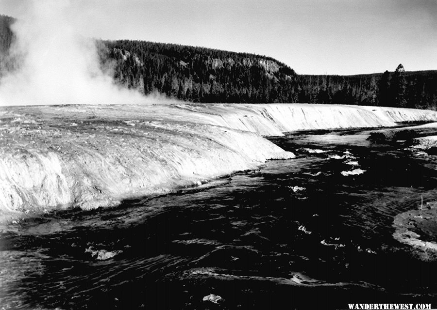 "Firehold River, Yellowstone National Park" by Ansel Adams, ca. 1933-1942