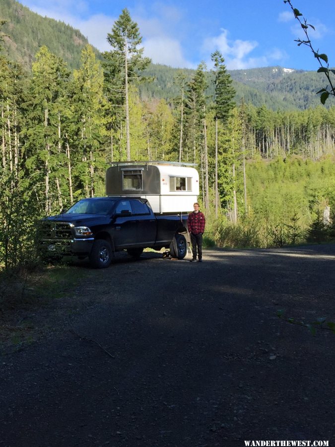 First Camp out with out 50 year old Alaskan