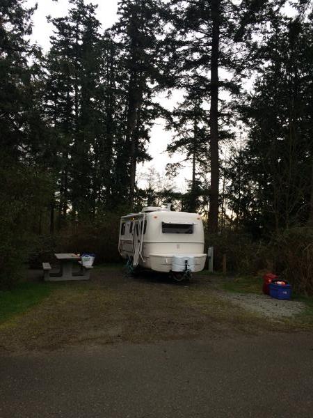 First ever campsite for Past Tents. Bayview SP, Mt. Vernon WA