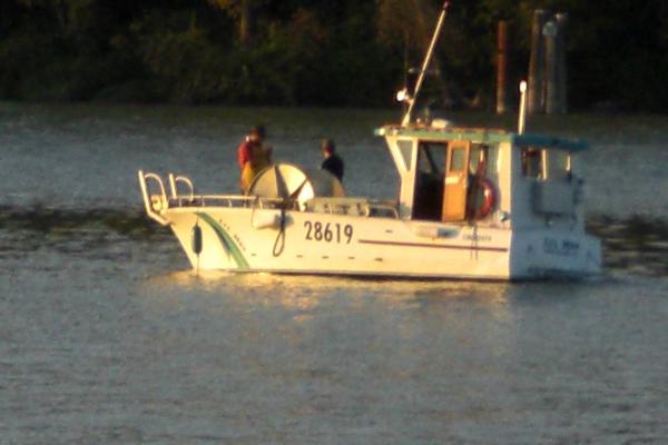 Fishing boat on the Fraser River