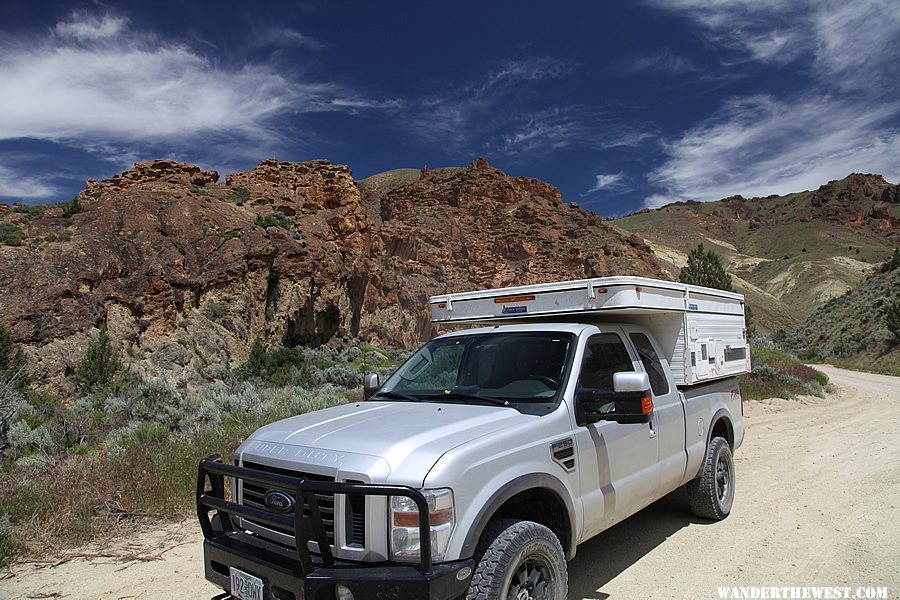 Ford improving the view at Leslie Gulch