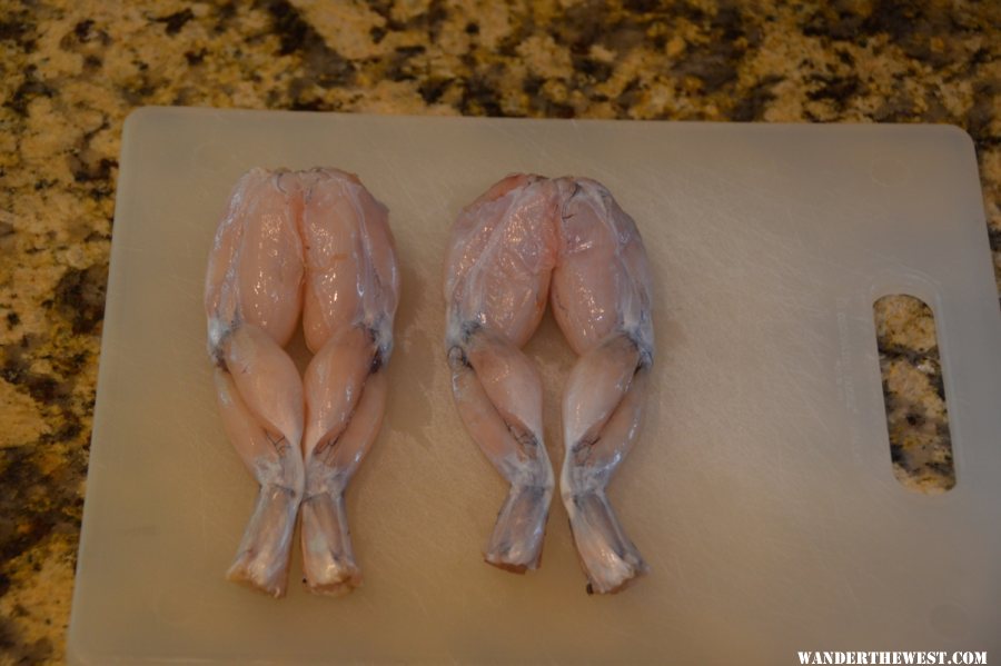 frog legs before