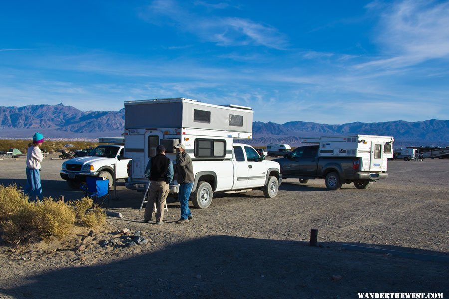 FWC campers at Stovepipe Wells