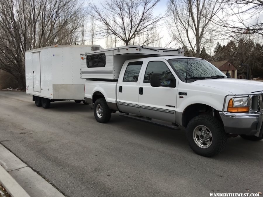 FWC towing the move trailer