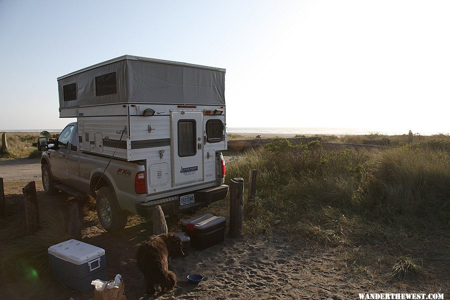 Gold Bluffs Beach Campground May 2009