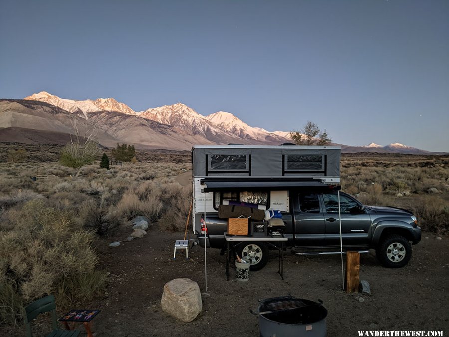 Goodale Creek CG near Independence CA