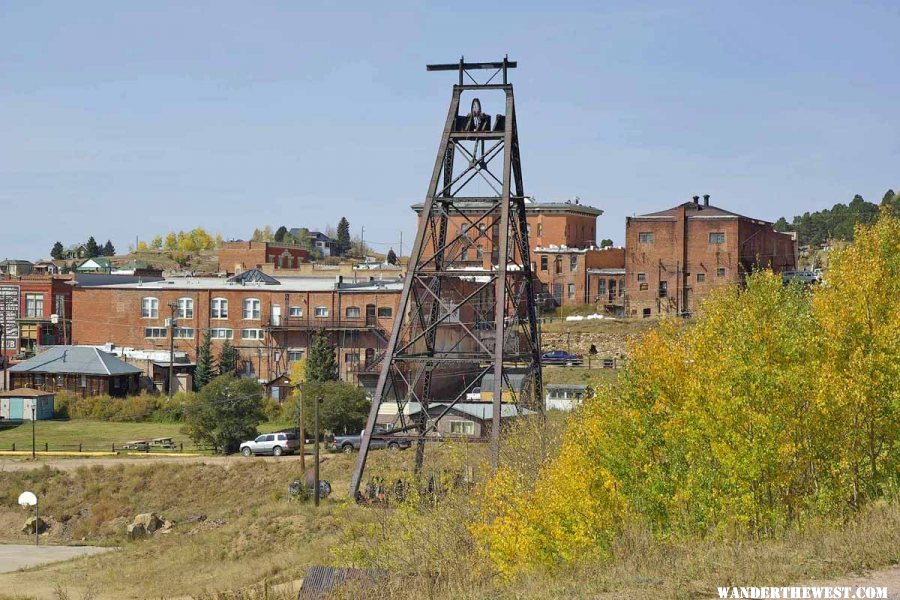 Gresson Headframe in Downtown Victor