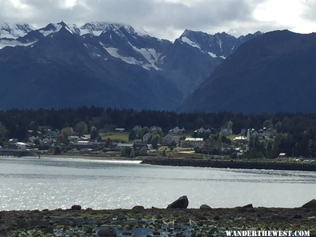 Haines from the ferry to Skagway