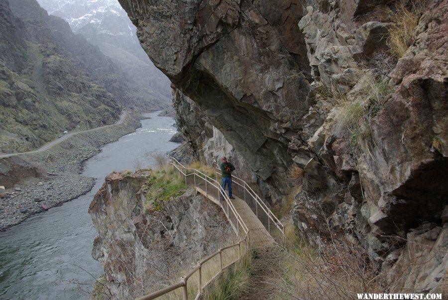 Hells Canyon Dam Stairs