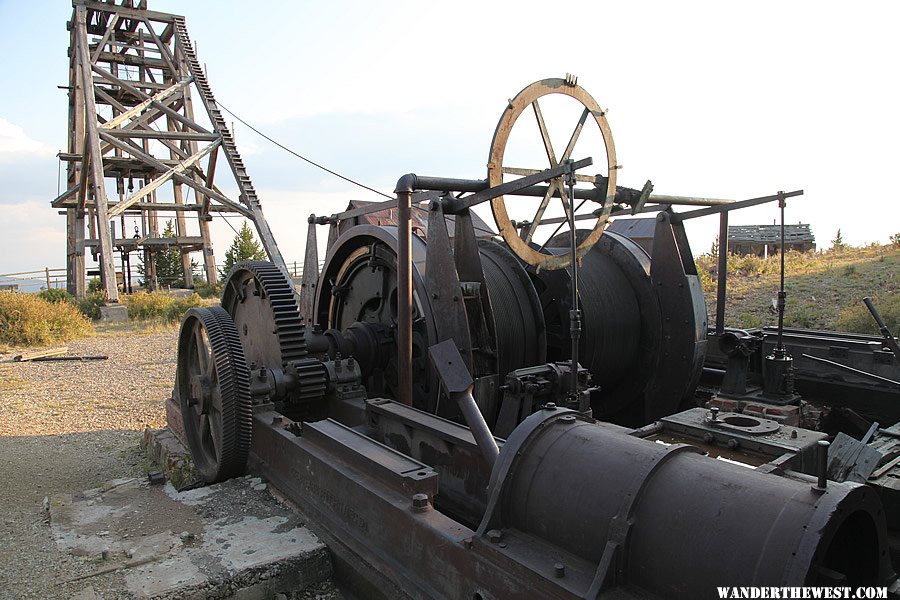 Hoist and headframe - American Eagle mine