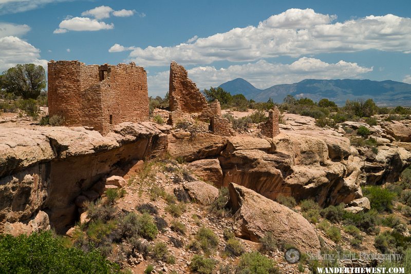 Hovenweep Castle and Sleeping Ute Mountain