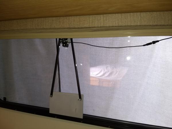 installation at trailer rear window