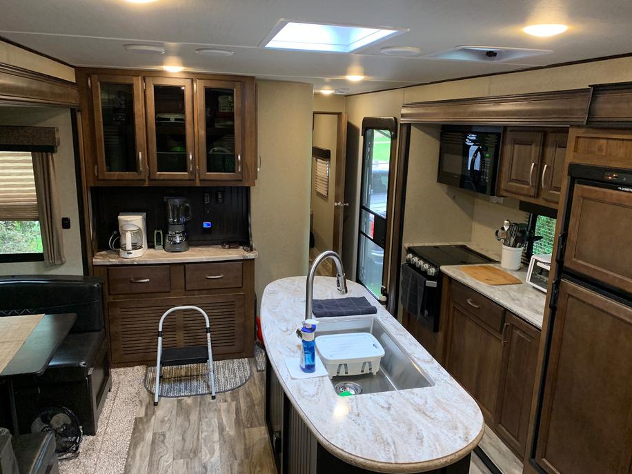 Interior view of kitchen