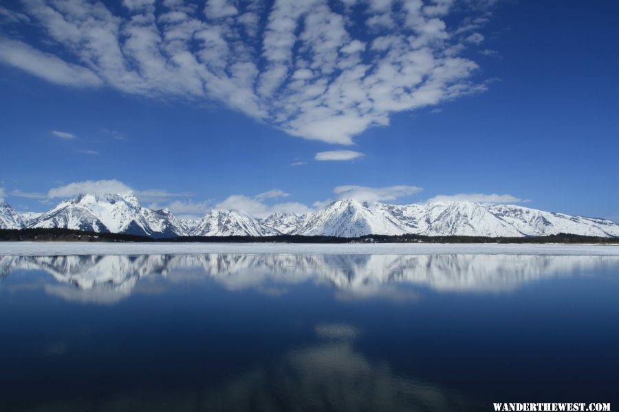 Jackson Lake dam view