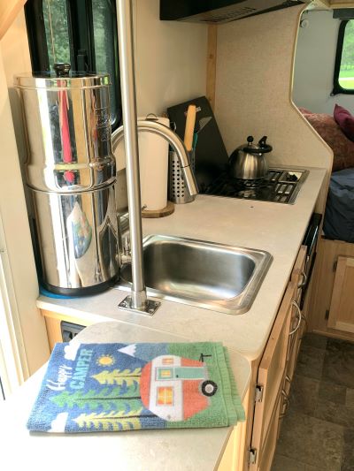 Kitchen Counter with Berkey Water Filter