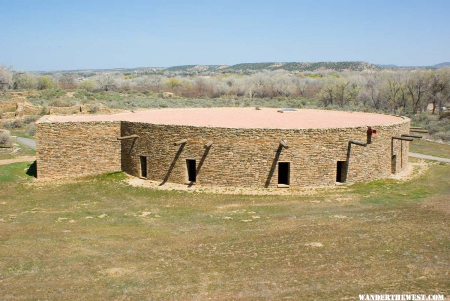 Kiva at Aztec Ruins, NM