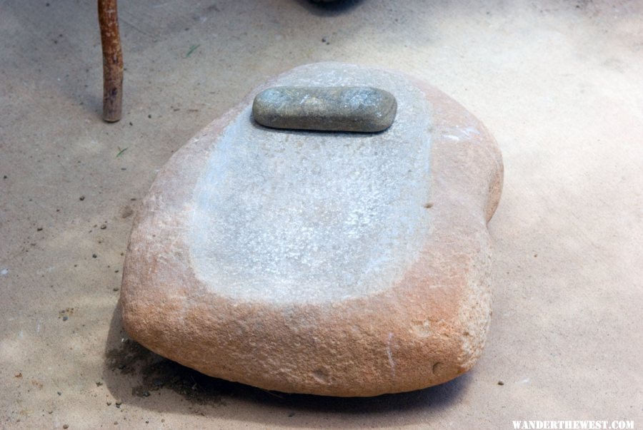 Large Metate at Chimney Rock