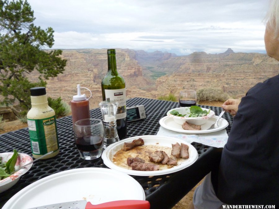 Little Grand Canyon dinner