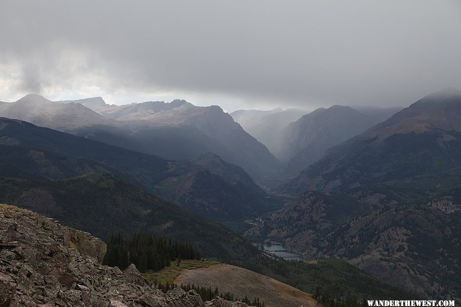 Looking towards Cinnamon Pass