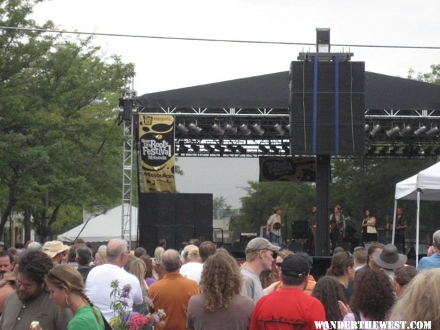 Lunch at a blue grass festival