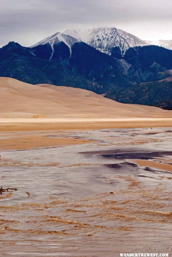 Medano Creek and Mt Herard