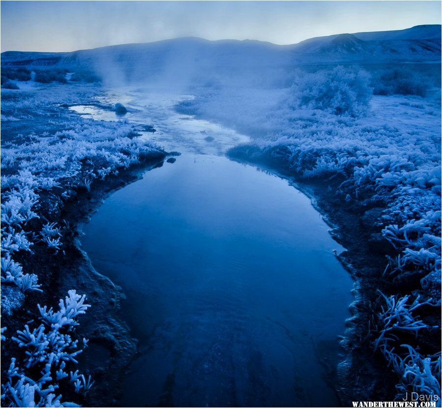 Mickey Hot Springs - 5 below zero