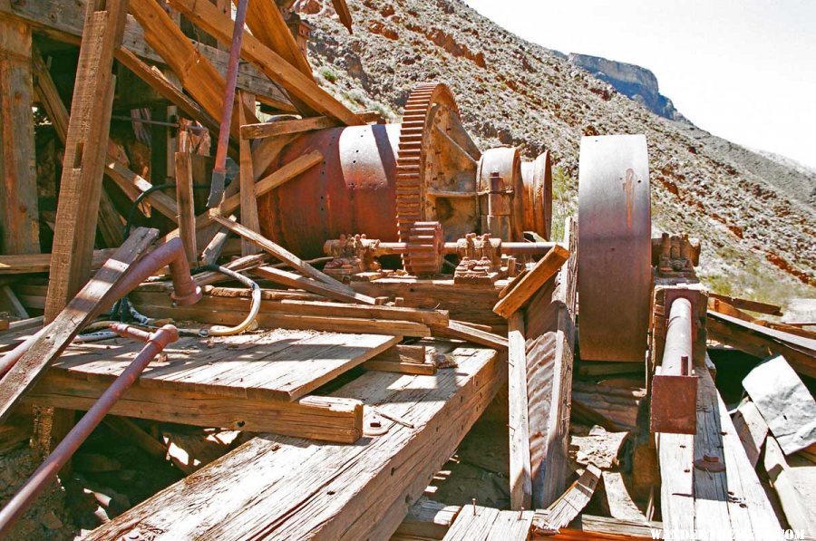 Mine Ruins in Pleasant Canyon