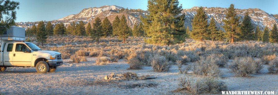 Mono Craters Camp View