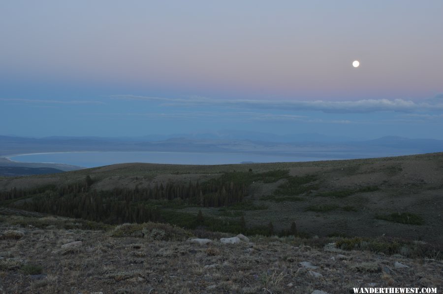 Moonrise over Mono Lake