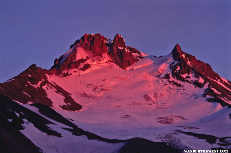 Mt Jefferson in Oregon Cascades